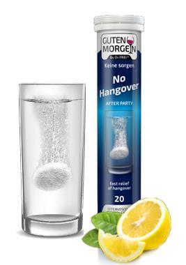 Витамины Dr. Frei Guten Morgen No Hangover After Party Средство от похмелья с витаминами С и В таблетки шипучие №20