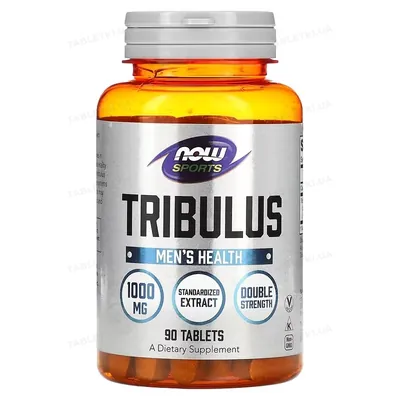 Трибулус NOW Sports Tribulus 1000 мг таблетки №90