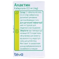 Алактин таблетки по 0.5 мг №2 у пляш.