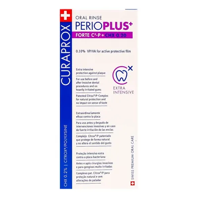 Ополіскувач Curaprox Perio Plus Forte CHX 0,20% хлоргексидину, 200 мл