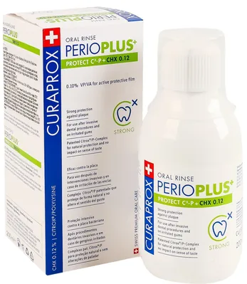 Ополіскувач Curaprox Perio Plus Protect CHX 0,12% хлоргексидину, 200 мл
