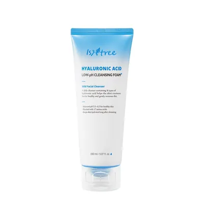 Пінка для вмивання Isntree Hyaluronic Acid Low pH Cleansing Foam з низьким рівнем pH, 150 мл