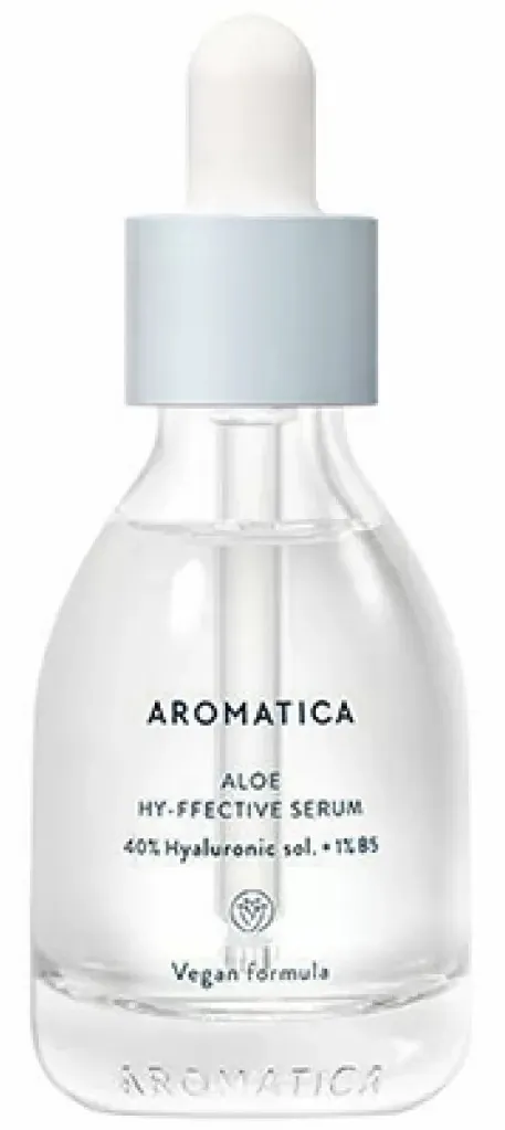 Сироватка для обличчя Aromatica B5 Aloe Hy-ffective з гіалуроновою кислотою 40% і пантенолом 1%, 30 мл