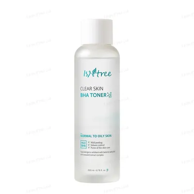 Тонер для обличчя Isntree Clear Skin BHA Toner очищаючий з BHA кислотою, 200 мл