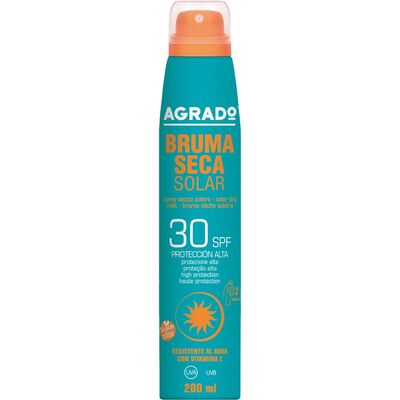 Спрей-мист для тела Agrado солнцезащитный SPF30 сухой, 200 мл