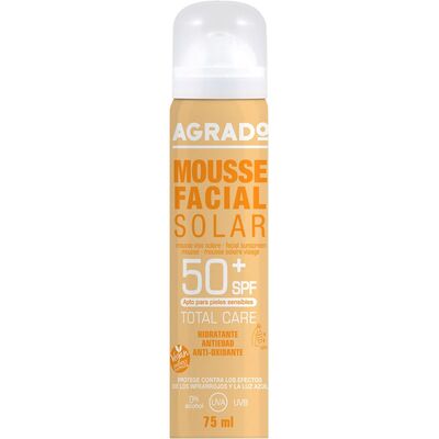 Мусс Agrado солнцезащитный SPF50+, 75 мл