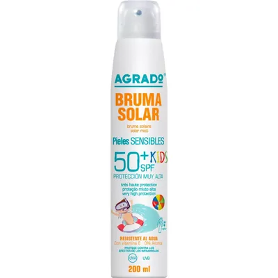 Спрей-міст сонцезахисний Agrado Sun Care SPF50+ для дітей, 200 мл