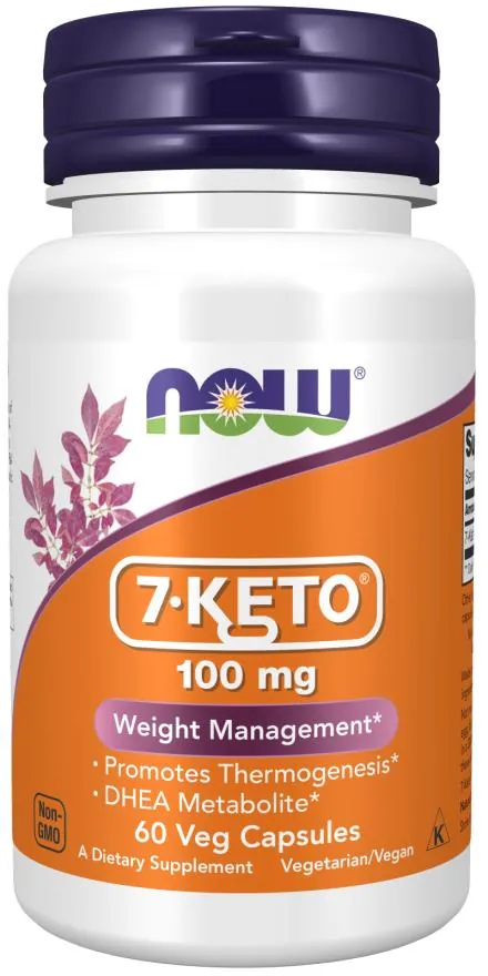 7-Кето ДГЕА NOW 7-Keto 100 мг вег. капсули №60