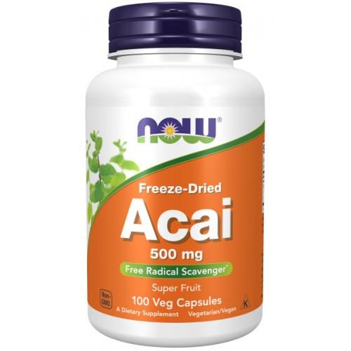 Диетическая добавка NOW Acai 500 мг капсулы №100