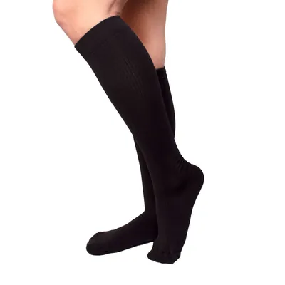 Гольфи компресійні Venotonia Cotton AD клас компресії 2, закритий носок, нормальні, колір чорний, розмір IІ+