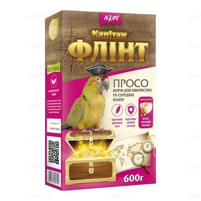 Корм для хвилястих папуг Флінт Просо, 600 г