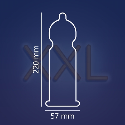 Презервативы латексные Contex Extra Large увеличенного размера, 3 штуки