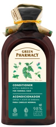 Бальзам-кондиционер Green Pharmacy Крапива и репейное масло для нормальных волос, 300 мл