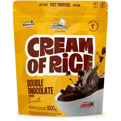 Каша рисова Amix Nutrition Mr.Popper's Cream of Rice подвійний шоколад, 1000 г