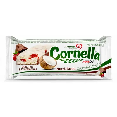 Батончик Amix Nutrition Cornella шоколад-кокос-журавлина 50 г