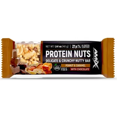 Батончик протеїновий Amix Nutrition Protein Nuts арахіс-карамель, 40 г