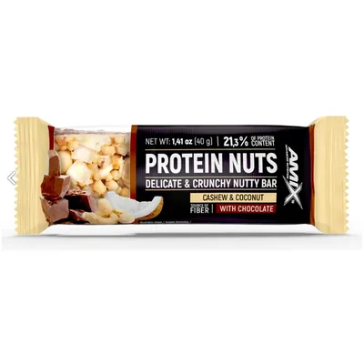 Батончик протеїновий Amix Nutrition Protein Nuts кеш'ю-кокос, 40 г