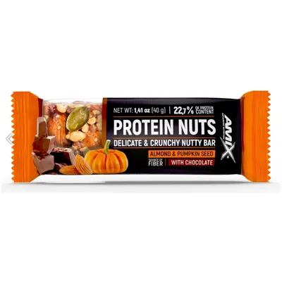 Батончик протеїновий Amix Nutrition Protein Nuts мигдаль-гарбузове насіння, 40 г