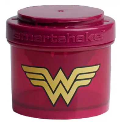 Контейнер для шейкера Smart Shake DC Comics Revive Storage Wonder Woman Диво Жінка бордовий, 200 мл