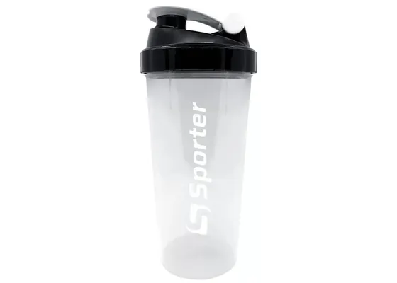 Шейкер Sporter Shaker Bottle Kl-7007 прозорий із пружинкою, 700 мл