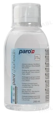 Ополіскувач для порожнини рота Paro Swiss chlorhexidin 0,12%, 200 мл