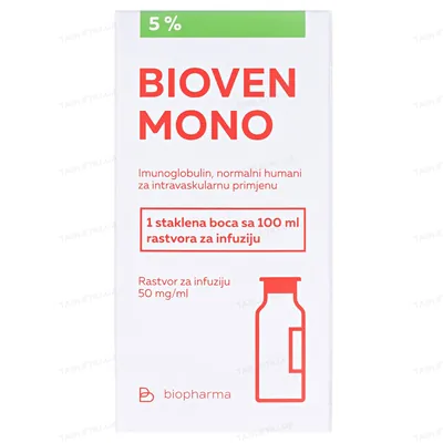 Біовен моно розчин д/інф. 5 % по 100 мл у флак.