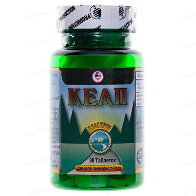 Келп Healthyway Production 150 мкг органічного йоду таблетки №30