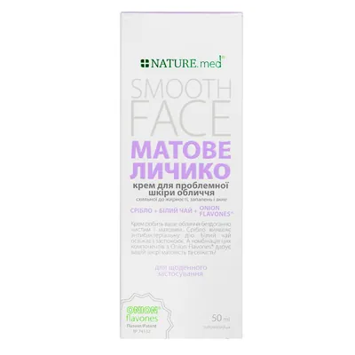 Крем для обличчя NATURE.med Матове личико для проблемної шкіри схильної до жирності, запалень і акне, 50 мл