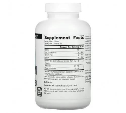 Соевые изофлавоны Source Naturals Genistein Soy 1000 мг, 120 таблеток