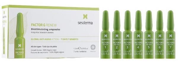 Ампулы-концентрат Sesderma Factor G Renew Ampollas Biostimulants Биостимулирующие, 7 шт ? 1,5 мл