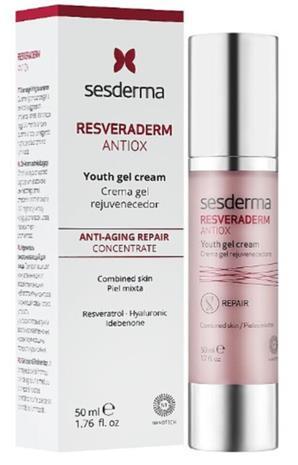 Крем для обличчя Sesderma Resveraderm Antiox омолоджуючий для комбінованої шкіри, 50 мл
