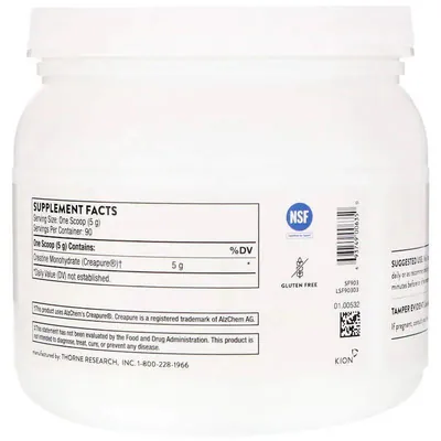 Креатин Thorne Research Creatine без смаку, 450 г