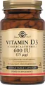 Вітамін Д3 Solgar Vitamin D3 (Cholecalciferol) 15 мкг (600 МО) вег. капсули №60