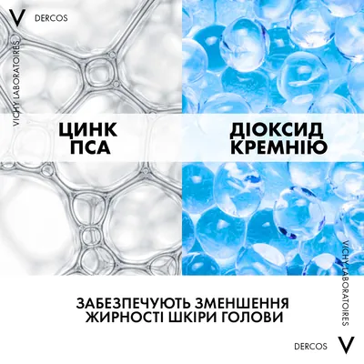 Шампунь-догляд Vichy Dercos Oil Correct себо-регулюючий для жирного волосся та шкіри голови,  200 мл