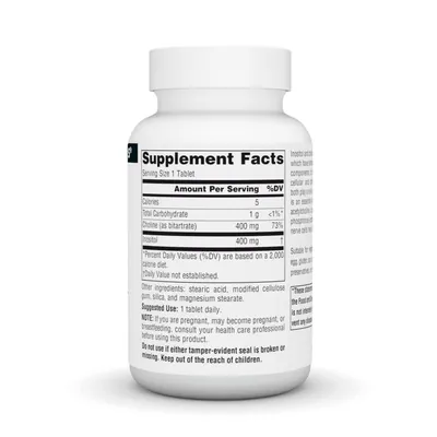 Інозитол та холін Source Naturals Inositol & Choline 800 мг, 50 таблеток