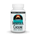 Інозитол та холін Source Naturals Inositol & Choline 800 мг, 50 таблеток