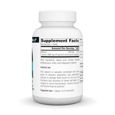 Кальцій Source Naturals Calcium, 100 таблеток
