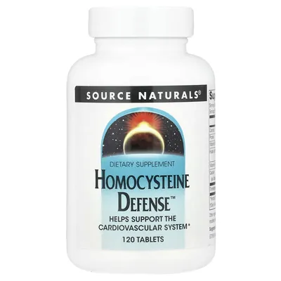 Комплекс для підтримки серця Source Naturals Homocysteine Defense, 120 таблеток