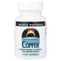 Мідь Source Naturals Copper 3 мг, 60 таблеток