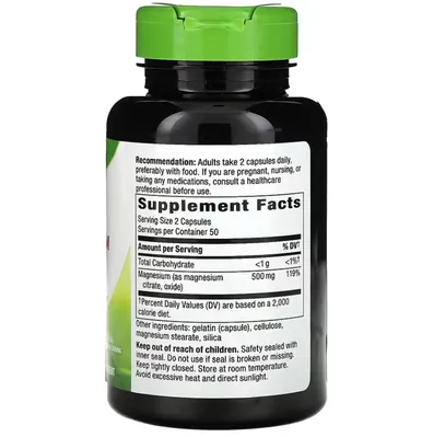Магнієвий комплекс Nature's Way Magnesium Complex, 100 капсул