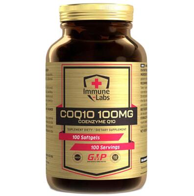 Коэнзим Q10 Immune Labs Coenzyme Q10 100 мг, 100 мягких капсул