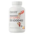 Вітаміни D3 + K2 OstroVit Vitamin D3 1000 + K2, 90 таблеток