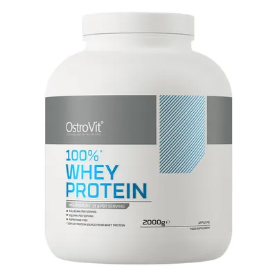 Протеїн сироватковий концентрат OstroVit 100% Whey Protein яблучний пиріг, 2000 г