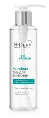 Гель для вмивання Біокон Health Derm Laboratory Oil Problem Pure clean, 180 мл