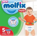 Подгузники-трусики Molfix Jumbo детские, размер 5 junior, 11-18 кг, 22 шт