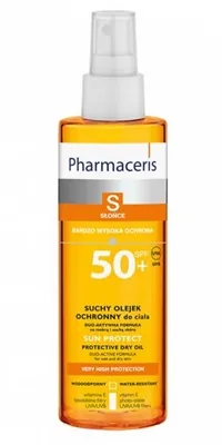Олія для тіла Pharmaceris S сухе захисна для вологої та сухої шкіри SPF 50, 200 мл