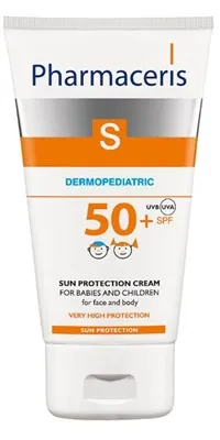 Крем для обличчя і тіла Pharmaceris S сонцезахисний для немовлят і дітей SPF 50, 125 мл