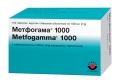 Метфогамма 1000 таблетки, п/плен. обол. по 1000 мг №120 (15х8)