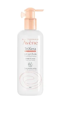 Молочко для обличчя і тіла Avene TriXera Nutrition живильне для сухої і чутливої шкіри, 400 мл