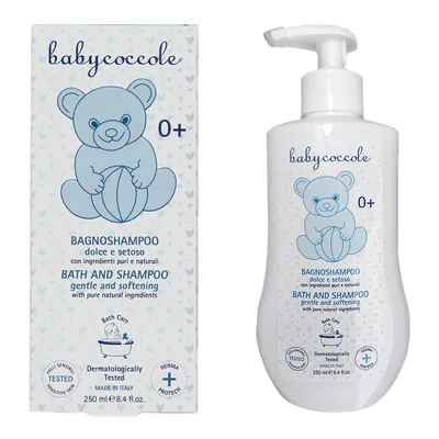 Шампунь-піна для ванн Babycoccole 2в1 Квіти Лотоса, 250 мл